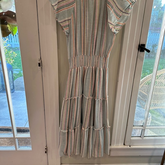 RAILS Linen Pinstripe Sundress (XS) - Picture 3 of 6